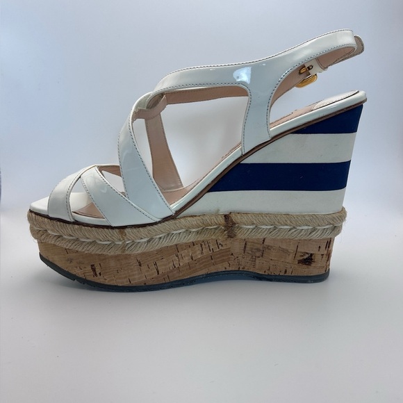 Prada Patent Wedge 38.5 - Picture 7 of 16